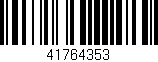 Código de barras (EAN, GTIN, SKU, ISBN): '41764353'