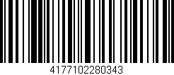 Código de barras (EAN, GTIN, SKU, ISBN): '4177102280343'
