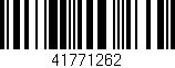 Código de barras (EAN, GTIN, SKU, ISBN): '41771262'