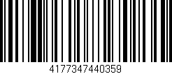 Código de barras (EAN, GTIN, SKU, ISBN): '4177347440359'