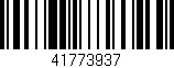Código de barras (EAN, GTIN, SKU, ISBN): '41773937'