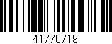 Código de barras (EAN, GTIN, SKU, ISBN): '41776719'