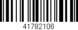 Código de barras (EAN, GTIN, SKU, ISBN): '41782106'