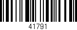 Código de barras (EAN, GTIN, SKU, ISBN): '41791'