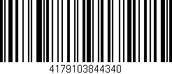 Código de barras (EAN, GTIN, SKU, ISBN): '4179103844340'
