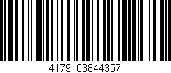 Código de barras (EAN, GTIN, SKU, ISBN): '4179103844357'