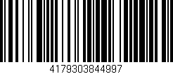 Código de barras (EAN, GTIN, SKU, ISBN): '4179303844997'