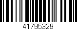 Código de barras (EAN, GTIN, SKU, ISBN): '41795329'