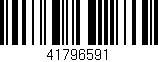 Código de barras (EAN, GTIN, SKU, ISBN): '41796591'