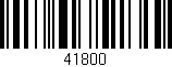 Código de barras (EAN, GTIN, SKU, ISBN): '41800'