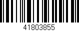 Código de barras (EAN, GTIN, SKU, ISBN): '41803855'
