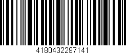 Código de barras (EAN, GTIN, SKU, ISBN): '4180432297141'