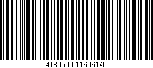 Código de barras (EAN, GTIN, SKU, ISBN): '41805-0011606140'