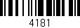 Código de barras (EAN, GTIN, SKU, ISBN): '4181'