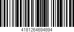 Código de barras (EAN, GTIN, SKU, ISBN): '4181264694894'