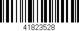 Código de barras (EAN, GTIN, SKU, ISBN): '41823528'