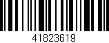 Código de barras (EAN, GTIN, SKU, ISBN): '41823619'