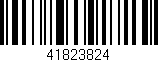Código de barras (EAN, GTIN, SKU, ISBN): '41823824'