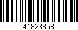 Código de barras (EAN, GTIN, SKU, ISBN): '41823858'