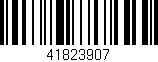 Código de barras (EAN, GTIN, SKU, ISBN): '41823907'