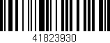 Código de barras (EAN, GTIN, SKU, ISBN): '41823930'