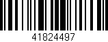 Código de barras (EAN, GTIN, SKU, ISBN): '41824497'