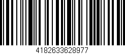 Código de barras (EAN, GTIN, SKU, ISBN): '4182633628977'
