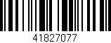 Código de barras (EAN, GTIN, SKU, ISBN): '41827077'