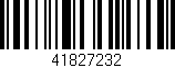 Código de barras (EAN, GTIN, SKU, ISBN): '41827232'