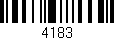 Código de barras (EAN, GTIN, SKU, ISBN): '4183'