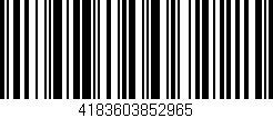 Código de barras (EAN, GTIN, SKU, ISBN): '4183603852965'