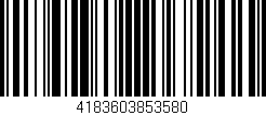 Código de barras (EAN, GTIN, SKU, ISBN): '4183603853580'