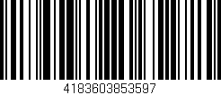 Código de barras (EAN, GTIN, SKU, ISBN): '4183603853597'
