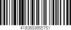 Código de barras (EAN, GTIN, SKU, ISBN): '4183603855751'