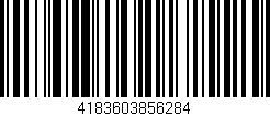 Código de barras (EAN, GTIN, SKU, ISBN): '4183603856284'