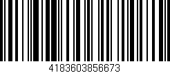 Código de barras (EAN, GTIN, SKU, ISBN): '4183603856673'