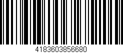 Código de barras (EAN, GTIN, SKU, ISBN): '4183603856680'