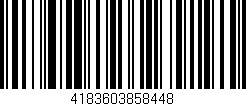 Código de barras (EAN, GTIN, SKU, ISBN): '4183603858448'