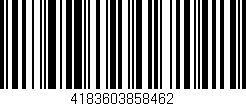 Código de barras (EAN, GTIN, SKU, ISBN): '4183603858462'