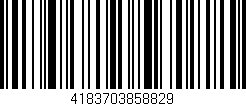 Código de barras (EAN, GTIN, SKU, ISBN): '4183703858829'
