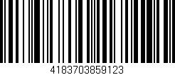 Código de barras (EAN, GTIN, SKU, ISBN): '4183703859123'