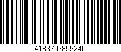 Código de barras (EAN, GTIN, SKU, ISBN): '4183703859246'