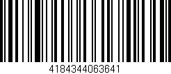 Código de barras (EAN, GTIN, SKU, ISBN): '4184344063641'