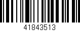 Código de barras (EAN, GTIN, SKU, ISBN): '41843513'
