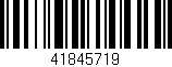 Código de barras (EAN, GTIN, SKU, ISBN): '41845719'