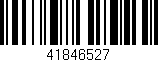 Código de barras (EAN, GTIN, SKU, ISBN): '41846527'