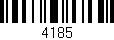 Código de barras (EAN, GTIN, SKU, ISBN): '4185'