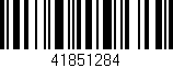 Código de barras (EAN, GTIN, SKU, ISBN): '41851284'