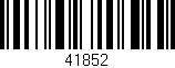 Código de barras (EAN, GTIN, SKU, ISBN): '41852'