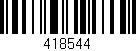 Código de barras (EAN, GTIN, SKU, ISBN): '418544'
